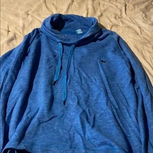 Blue cowl neck Black Dog sweater